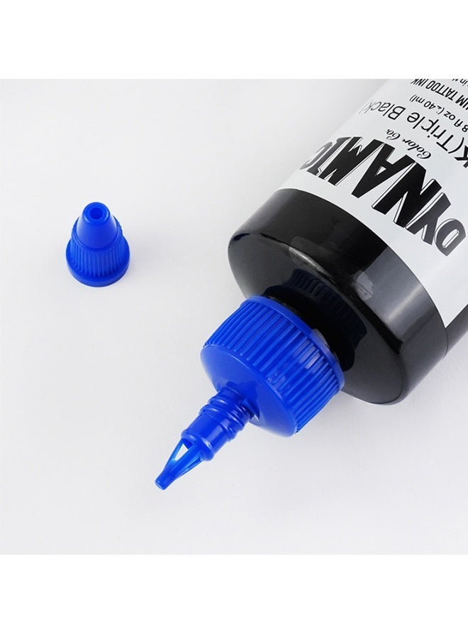 Dynamic Color Co Triple Black Premium Tattoo Ink Bottle 8oz - Image 4